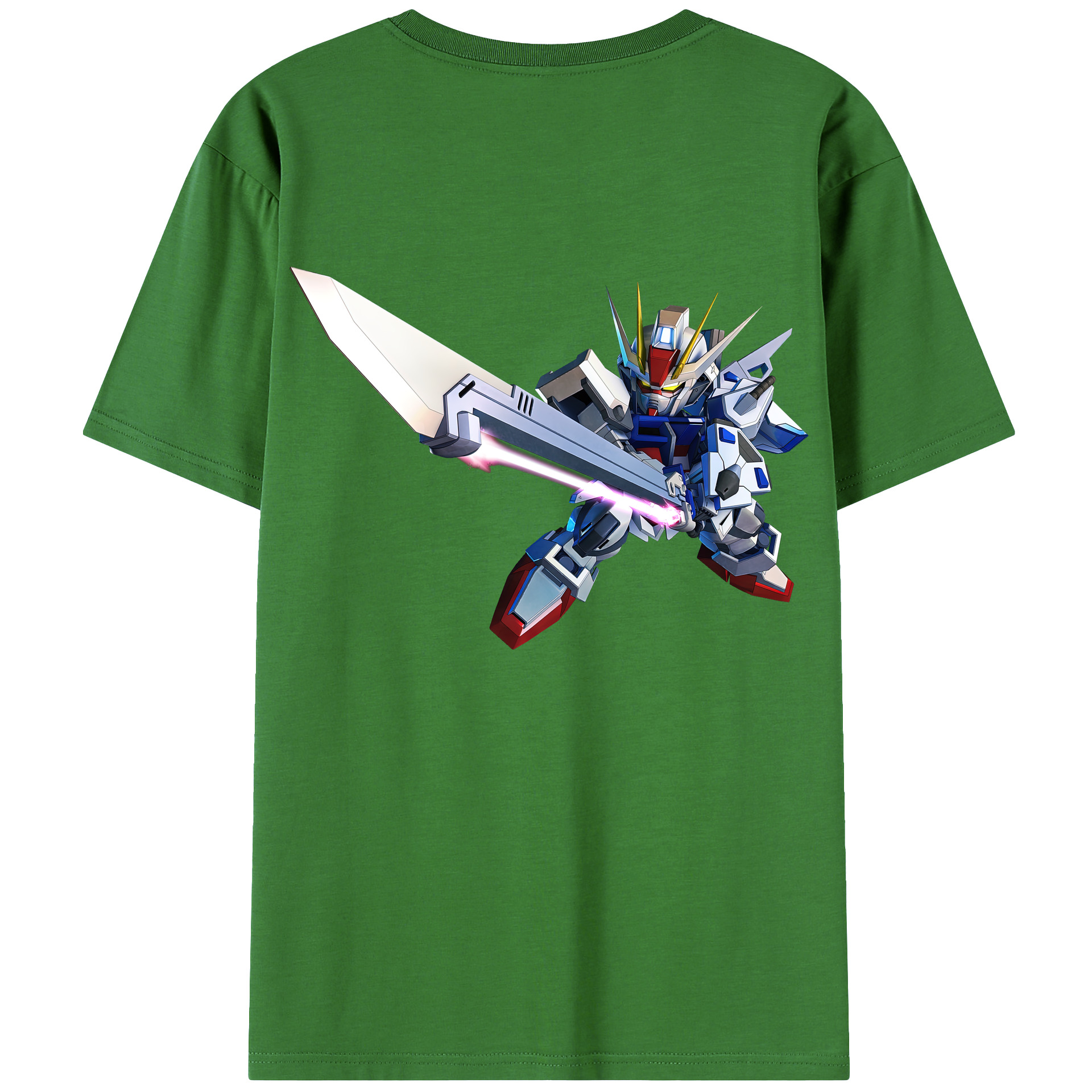 （画像用） 機動戦士ガンダム Mobile Suit Gundam レディース半袖Tシャツ(バックプリント)